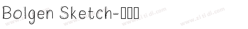 Bolgen Sketch字体转换